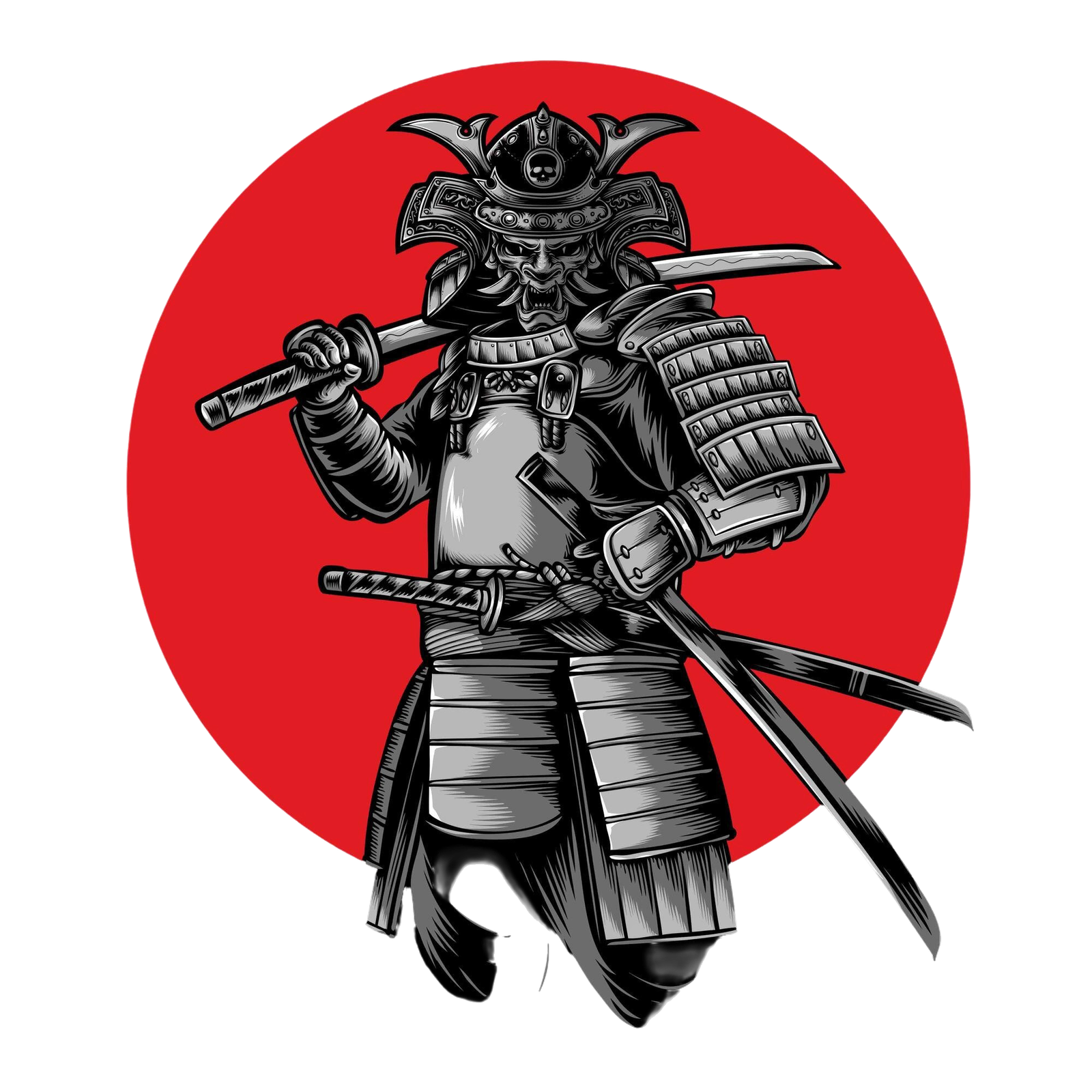 japanese-samurai-warrior-vector-illustration
